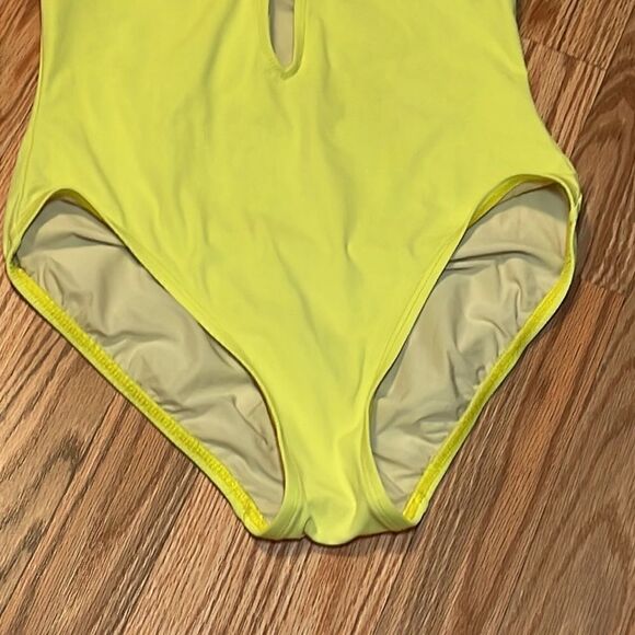 DKNY Yellow Halter Swimsuit , one piece, 8 - Picture 3 of 7